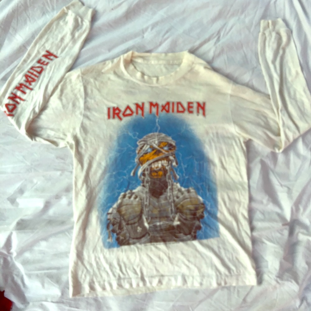 Iron Maiden concert shirt world slavery tour 1985